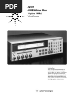 Agilent HP 4338B Datasheet