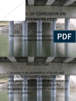 Control of Corrosion On Underwater Piles