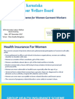 KLWB - Group Insurance Schemes For Female Garment Workers