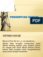 PENGERTIAN DAN UNSUR-UNSUR HUKUM