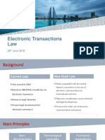 Electronic Transactions Law 26 June 2018