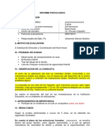 Informe Psicologico de La Familiia K