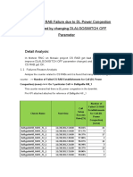 CS RAB Failure Due To DL Power Congestion Improved by Changing DLALGOWSWITCH Parameter