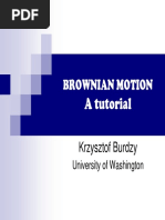 Brownian Motion: A Tutorial