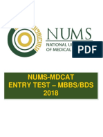 Entry Test Syllabus MBBS BDS2018 (ForNTS) 1539608446