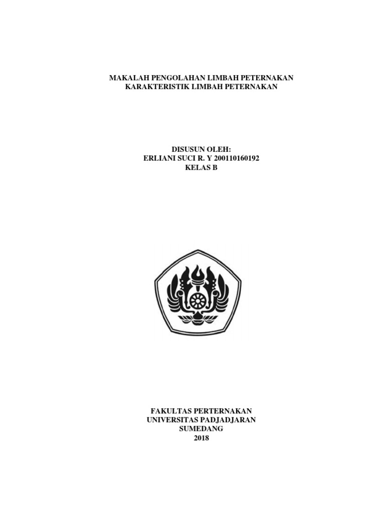 Makalah Pengolahan Limbah Peternakan