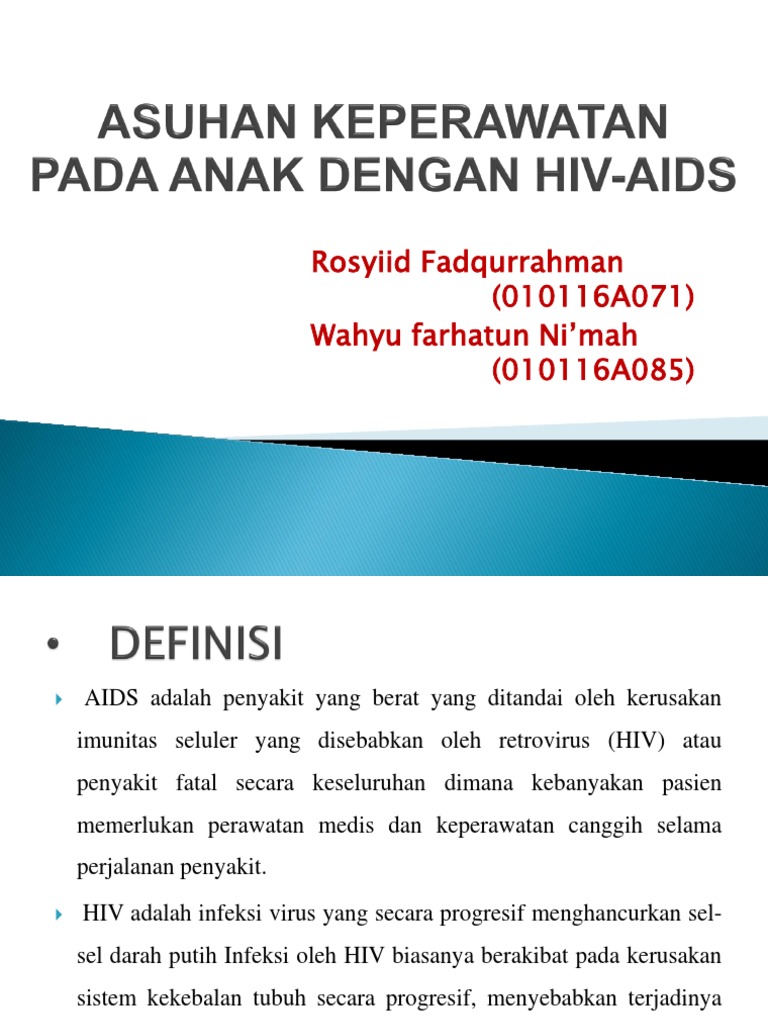 Askep Hiv Anak | PDF