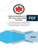 Term of Reference (Tor) BSS (Basic Surgical Skill) Dan Sirkumsisi