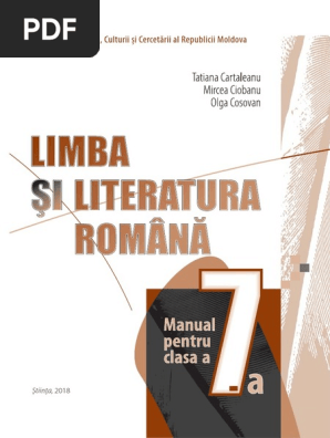 Vii Limba Si Literatura Romana A 2018