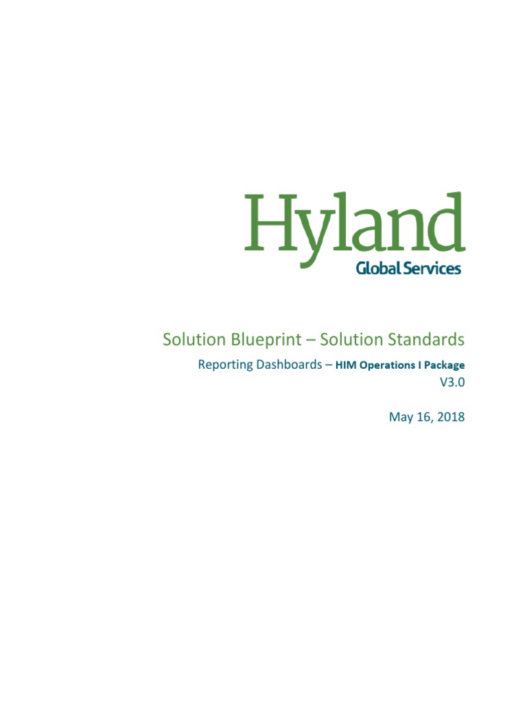 HIM Operations Reporting Dashboard Guide | PDF | Hyperlink | Web Server