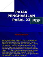 Pajak Penghasilan Pasal 23 PDF