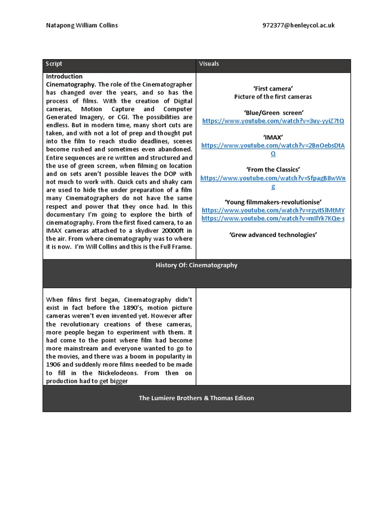 Script - Final Version | PDF | Cinematography | George Lucas