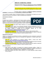 Sistema Educativo Argentino Diferenciacion Unidad Horizontal Vertical
