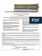 ( - JDR - ) - Warhammer - Quest Adventure - Priests of Pleasure PDF