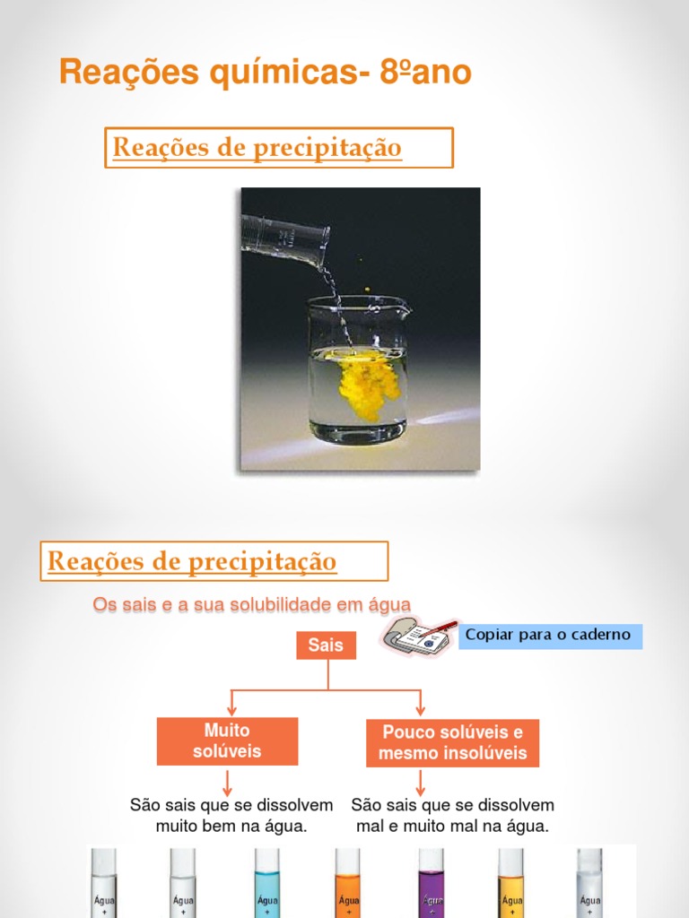 Resumo sobre ácidos e bases, PDF, Precipitação (Química)