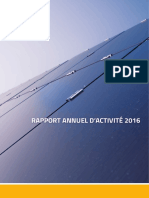 Rapport Annuel D'activité 2016