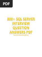 SQL Questions PDF