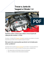 Aprenda a Trocar a Junta Do Cabeçote Peugeot e Citroën 1