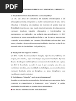 Domínios de Autonomia Curricular