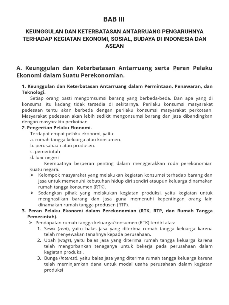 Materi Ips Bab Iii Bab Iv Kelas 8 Semester Genap