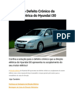 Solução Do Defeito Crônico Da Direção Elétrica Do Hyundai I30