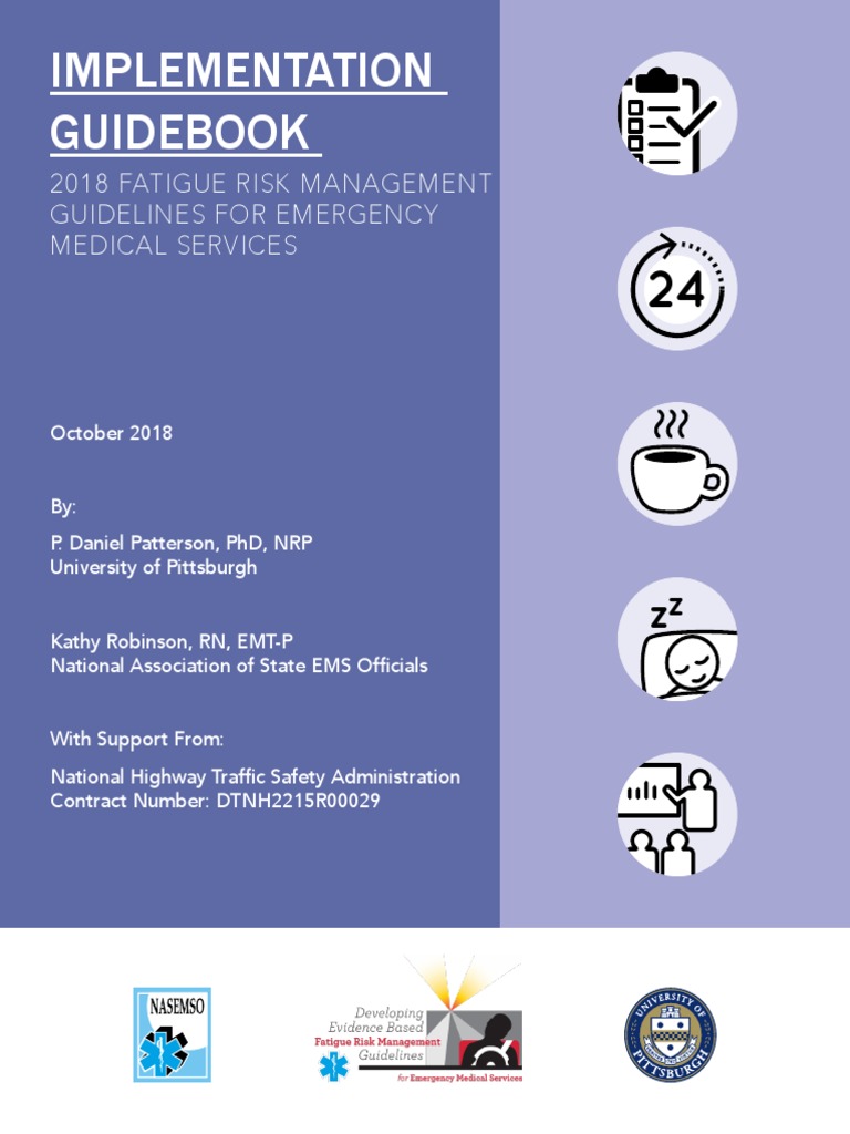 EMS Fatigue Risk Management Guidelines | PDF | Shift Work | Risk Management