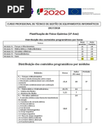 Planificação Global 10ºF. 17-18