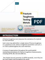 Fracture Toughness Testing of Metals