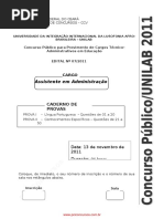 Assistente Em Administracao - Unilab