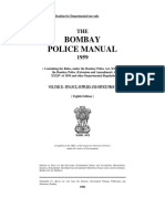 Bombay Police Manual Volume II