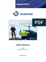 Svantek - Supervisor Software Manual PDF