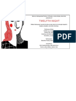 Twelfth Night Advertisement Flyer