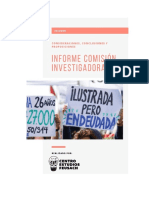 Resumen Informe comisión investigadora CAE