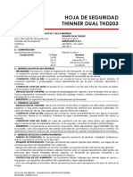 MSDS Thinner Dual PDF