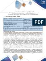 Syllabus Del Curso Ingeniería Económica (Grado)