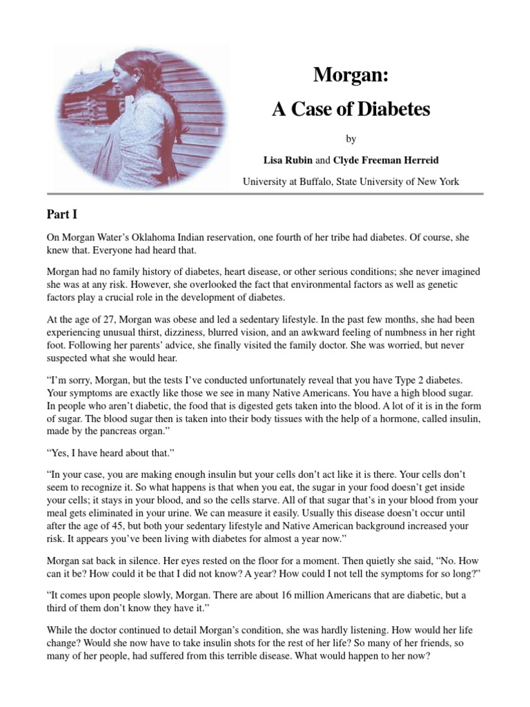 case study diabetes mellitus type 1