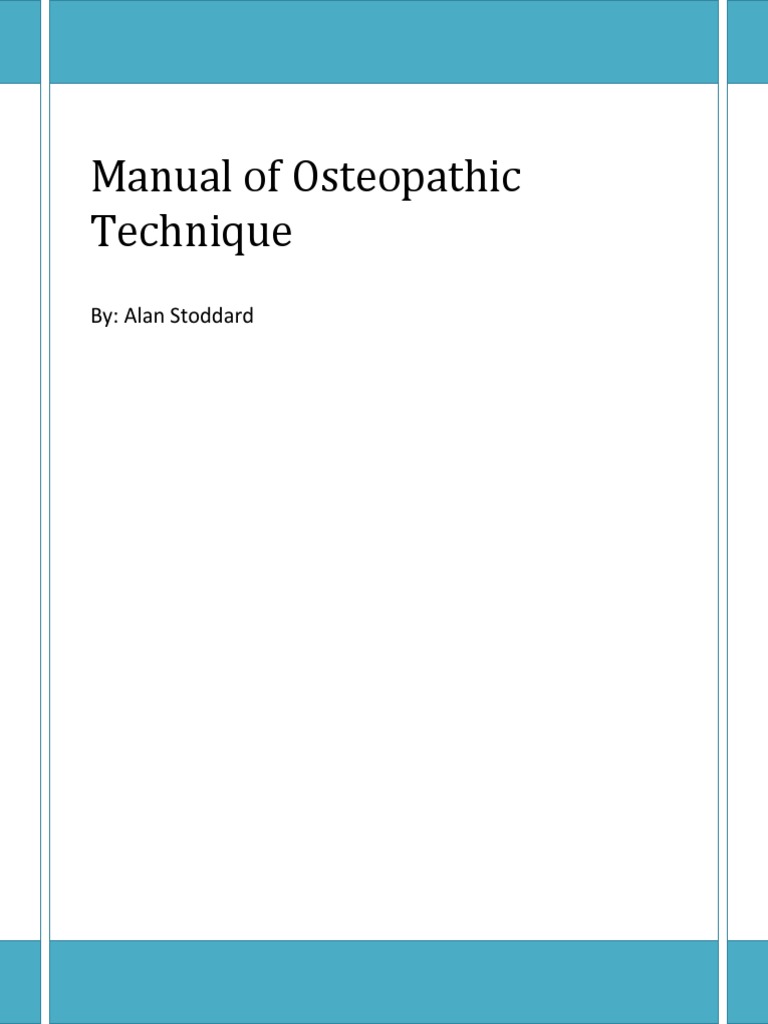 Stoddard - Osteopathic-Technique PDF | PDF | Muscle | Pain