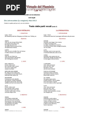 haydn le stagioni testo pdf