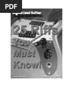 Download 25 Riffs You Must Know by Donte Johnson SN39216473 doc pdf
