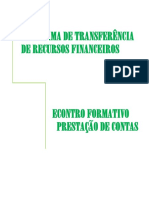 PTRF: Programa de Transferência de Recursos Financeiros