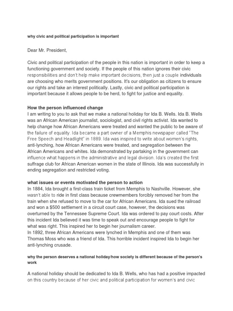 01.03 Citizens in Action | PDF | Public Sphere | Politics Of The United ...