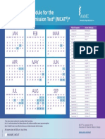 18-201 2019 MCAT Schedule Calendars F Can