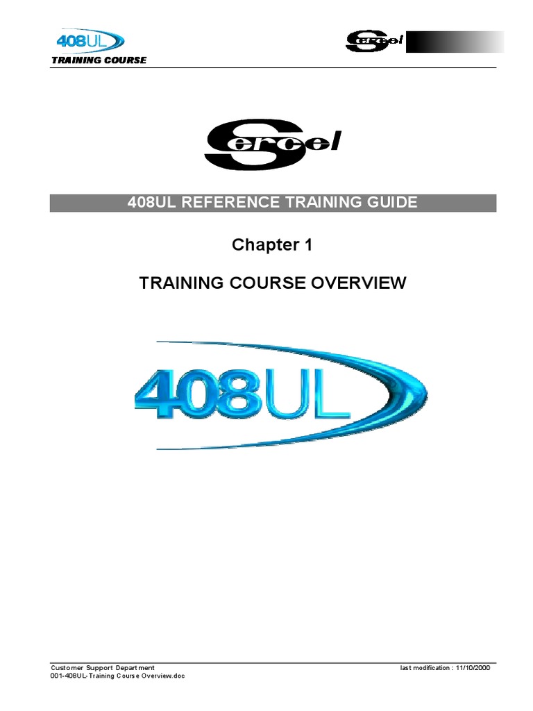 Training Course Overview | Download Free PDF | Computer Network | Booting