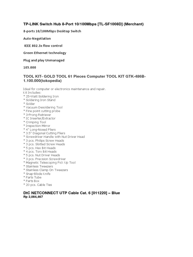 8-Ports 10/100Mbps Desktop Switch Auto-Negotiation IEEE 802.3x Flow ...
