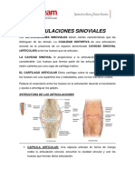 Resumen de A. Sinoviales Carlos Paladines