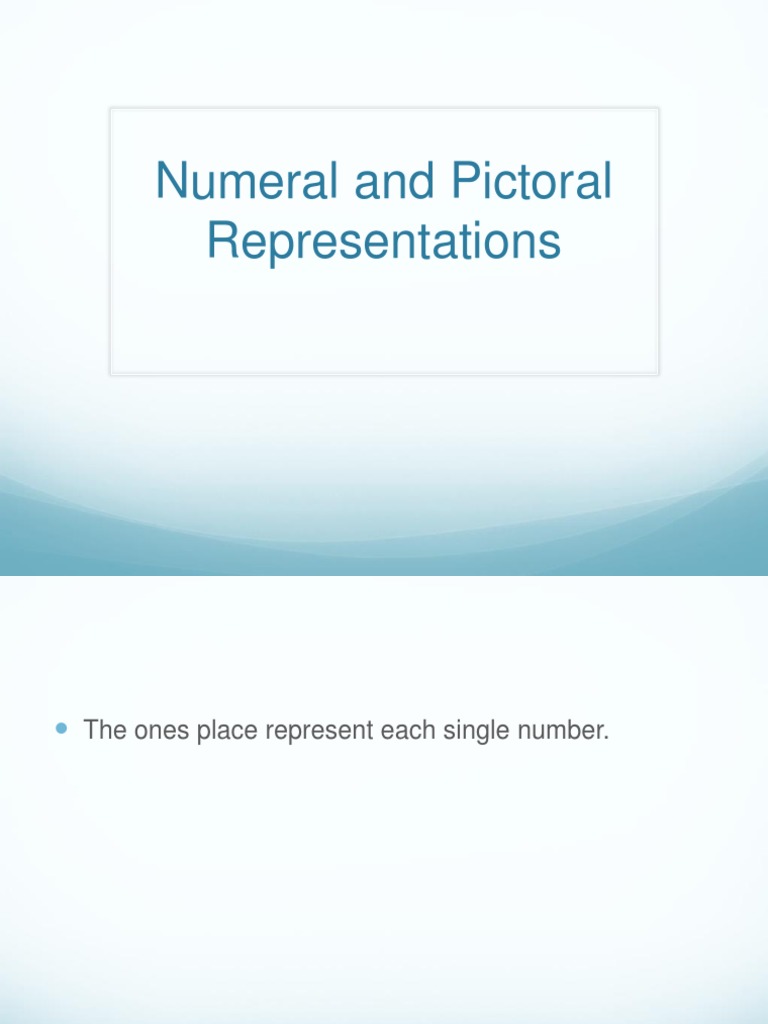 Number Representation | PDF | Teaching Methods & Materials