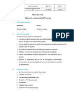 Elaboración y Evaluación de Proyectos PDF
