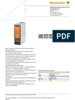 Hoja Técnica Fuente 12VDC