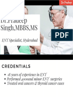 Best ENT Doctor in Hyderabad DR Pradeep Singh