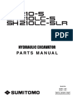 SH210-5 Part Manual